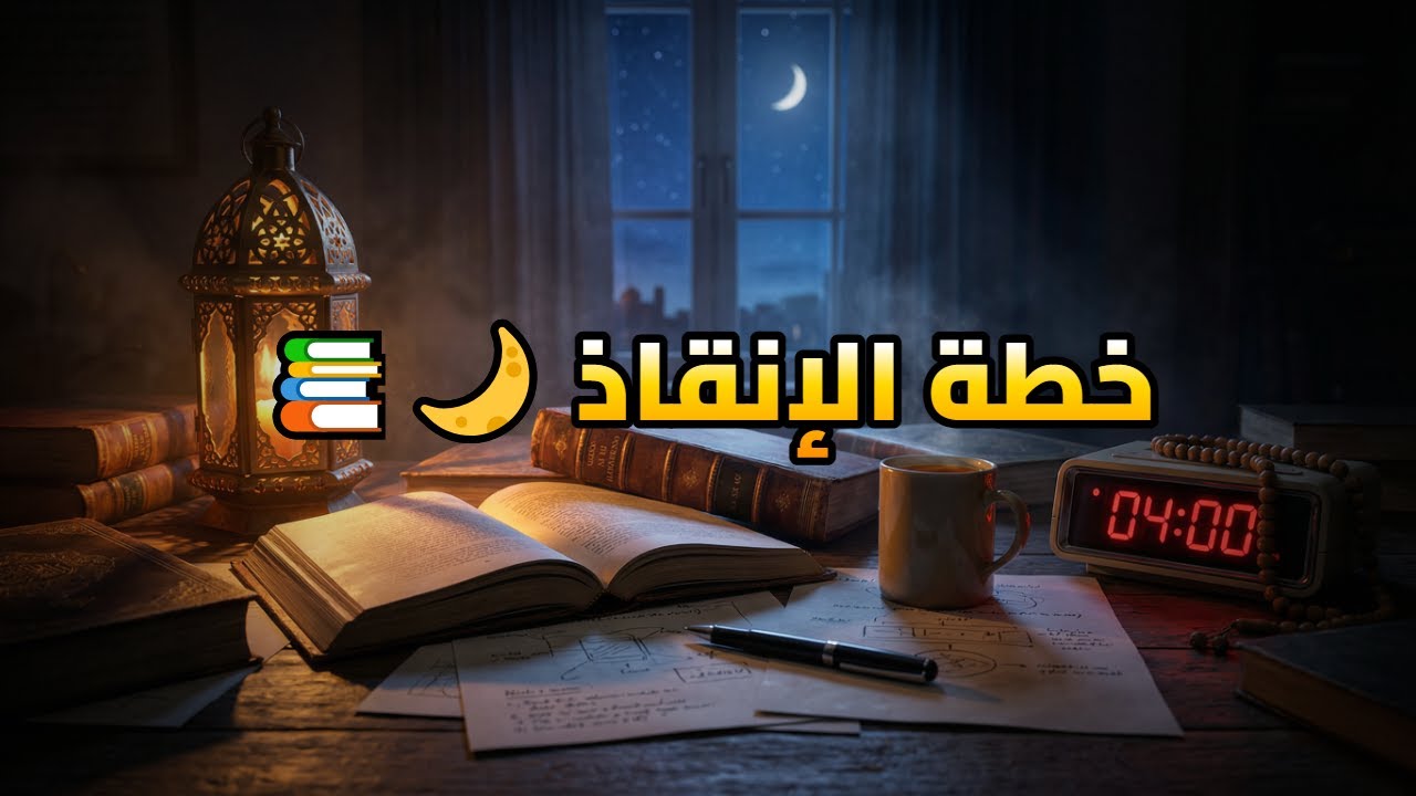 أقوى خطة للمذاكرة في رمضان 🌙 كيف تذاكر بذكاء وتضاعف درجاتك وأنت صائم؟ (وداعاً للكسل)