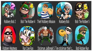 Funny Horror #6: Robbey bob2,Bob The Robber 4,Thief Robbery Mission,Robbery bob,Bob the Robber 5 screenshot 3