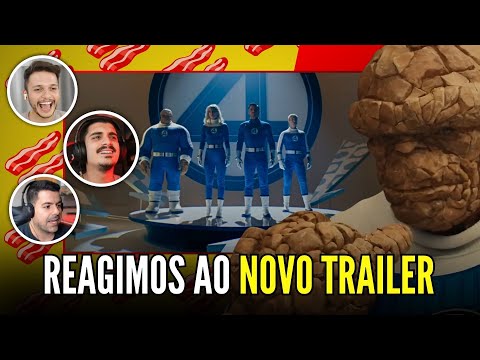 WE REACT to the NEW FANTASTIC FOUR TRAILER in the MCU