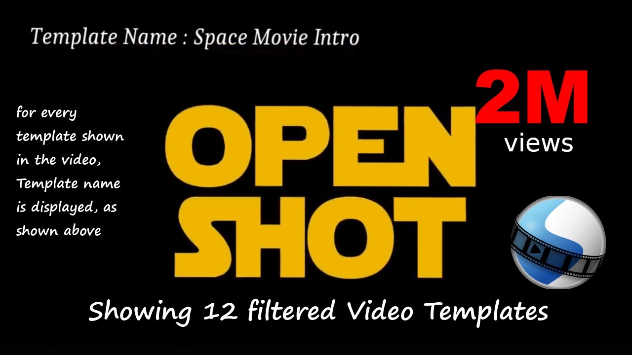 Intro Video Templates in OpenShot
