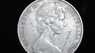 1967 Australia ?? Elizabeth II 20 Cents