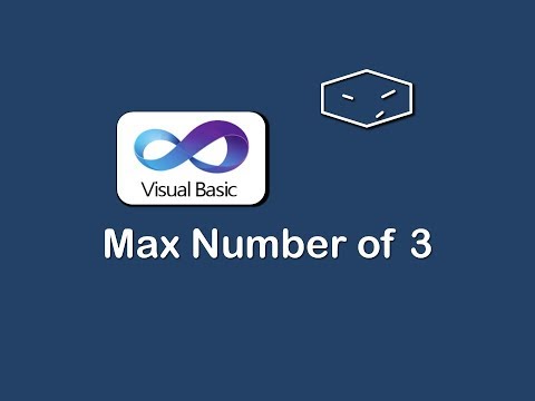 max number of 3 in vb.net