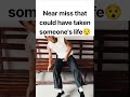 A near miss that could have taken someone’s life. #nearmiss #weirdest #explore #decuriosityhub #fyp