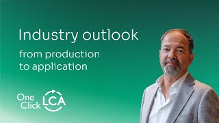 What's new in the One Click LCA platform? — Alfred Gerum, One Click LCA