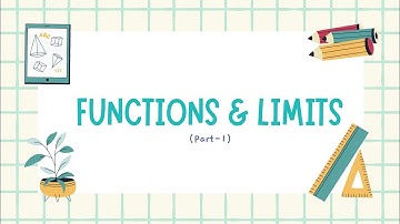 Functions and their Limits(Part-1) | Chapter-1 | Applied Mathematics-II #hsbte