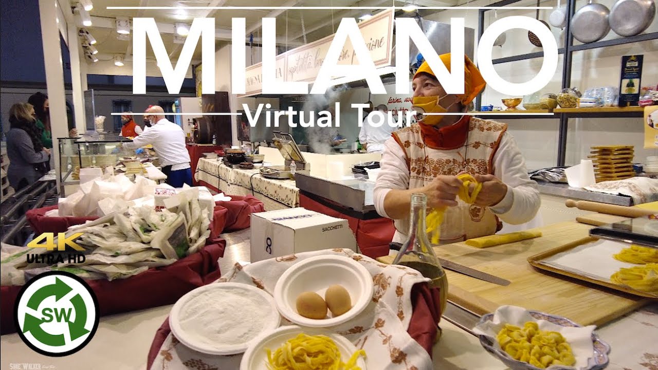 Milano Food Tour - Walking Tour Artigiano Fiera 2021 | 4K Ultra HD
