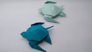 Origami Sea Turtle | Valoros Origami | Origami Tutorials | #valorosorigami