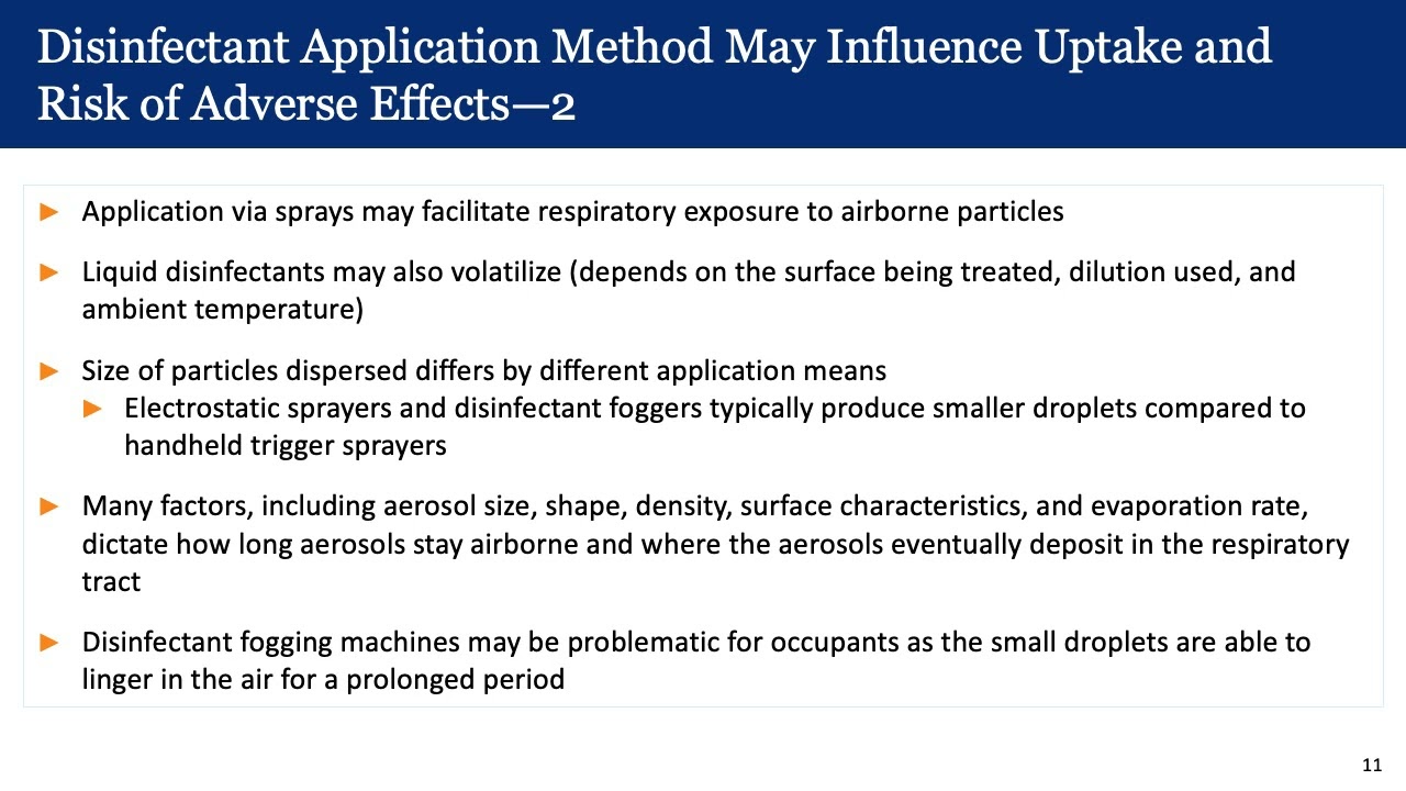 Exposure to Disinfectants Among Essential Frontline Workers in the Health Care Workforce