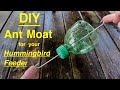 No More Ants ● Simple Diy Hummingbird ANT MOAT