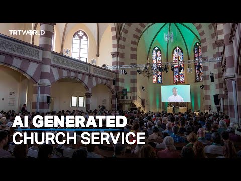 Protestants attend AI-led church service in Germany
