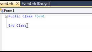 Visual Basic - Inheritance of Windows Form Class Demo