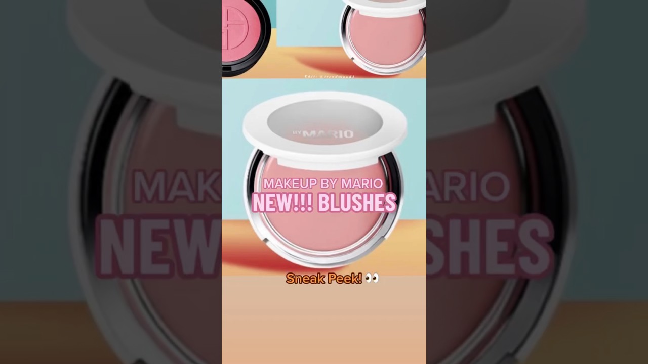 Sneak peek!!!! Who is ready for NEW! Makeup by Mario BLUSHES!!