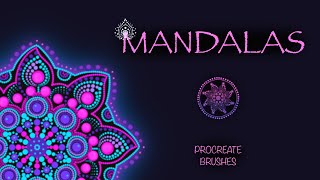 Mandalas dots brushes for Procreate