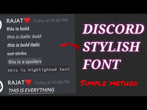 DISCORD STYLE FONT/ how to write like this/discord stylish font/free nitro  