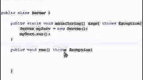 JAVA Programming Tutorial Sockets Pt 1