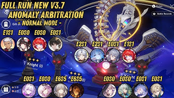 Full Run All Stage Knight I-II-III And King in Check Aquila 60M HP | Anomaly Arbitration 3.7