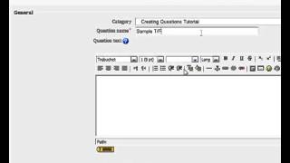 Moodle in a Minute- Creating True and False Questions
