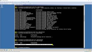 EMS : Managing Exchange services