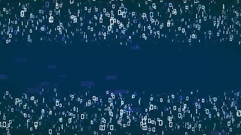 Binary Stream Stock Motion Graphics