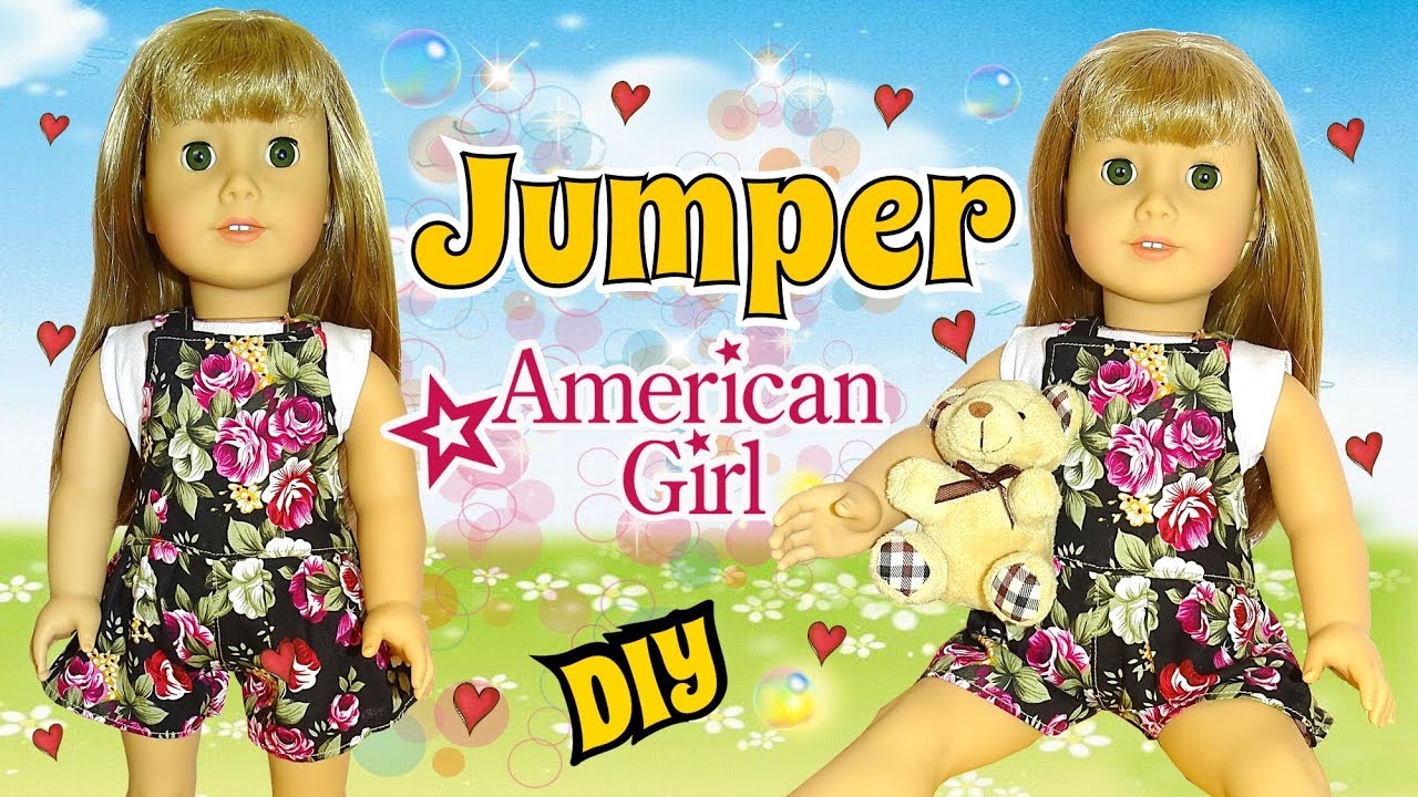 Como un Overall o Jumper para tu Muñecas American Girl Tutorial DIY - YouTube