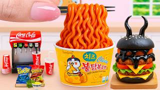 Top Of Food | How To Cook Miniature Halloween Monster Burger, Sushi Roll by Tony Mini Food