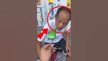 This Man is a Human Color Scanner #satisfying #amazing #skills #shorts