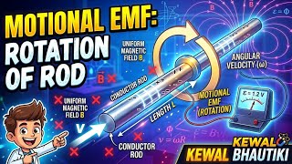 Motional emf (Rotation of rod)