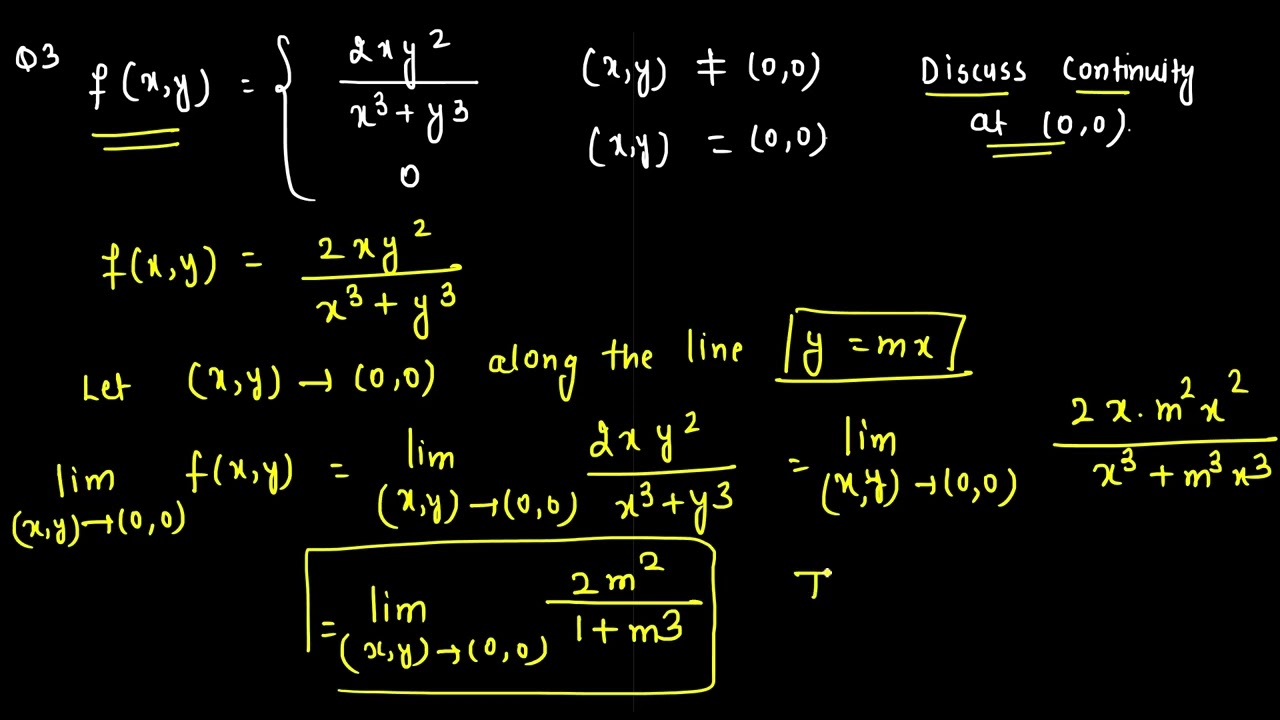 2.Question on Iterated and simultaneous limit || Advanced Calculus