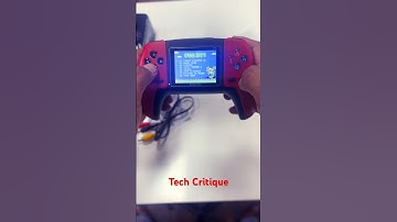 Retro gaming console on tech critique #gaming #gamingconsole #retrogaming #games