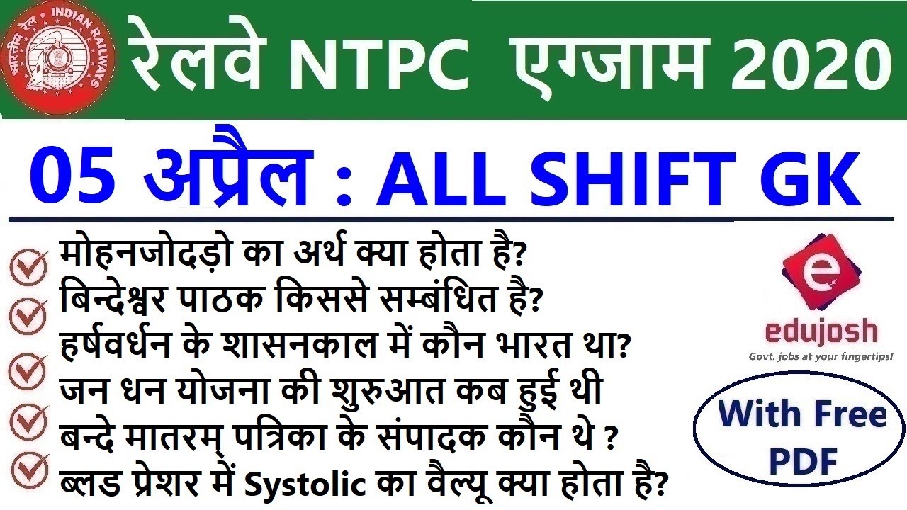RRB NTPC Exam Analysis 2020 / RRB NTPC 5 April 2021 - ALL Shift Asked Question / RRB Exam Review