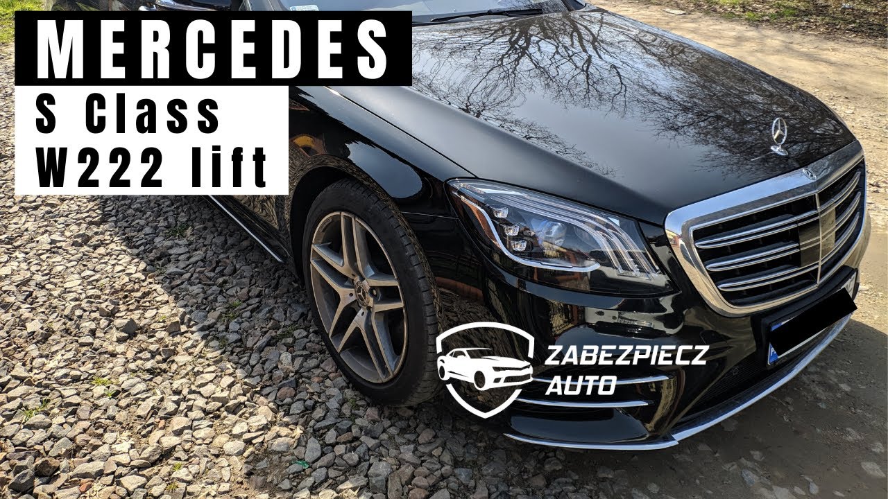 Mercedes S Class W222 lift skuteczne zabezpieczenie przed