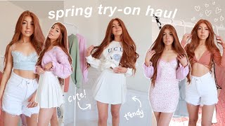 SPRING TRY ON CLOTHING HAUL ft. Princess Polly 🌿🧚‍♀️✨🌷