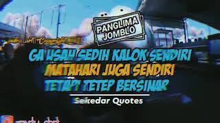 COCOK BUAT STATUS W.A QUEETES LAGU SATU SA PINTA