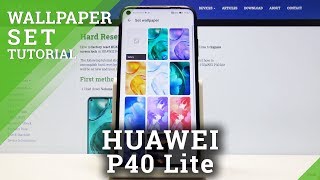 How to Change Wallpaper in Huawei P40 Lite – Refresh Home Screen screenshot 1