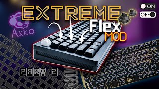 Extreme Flex Mod Akko Monsgeek M1 + MOD007 + Cream Black Pro + FR4 Plate + ASMR