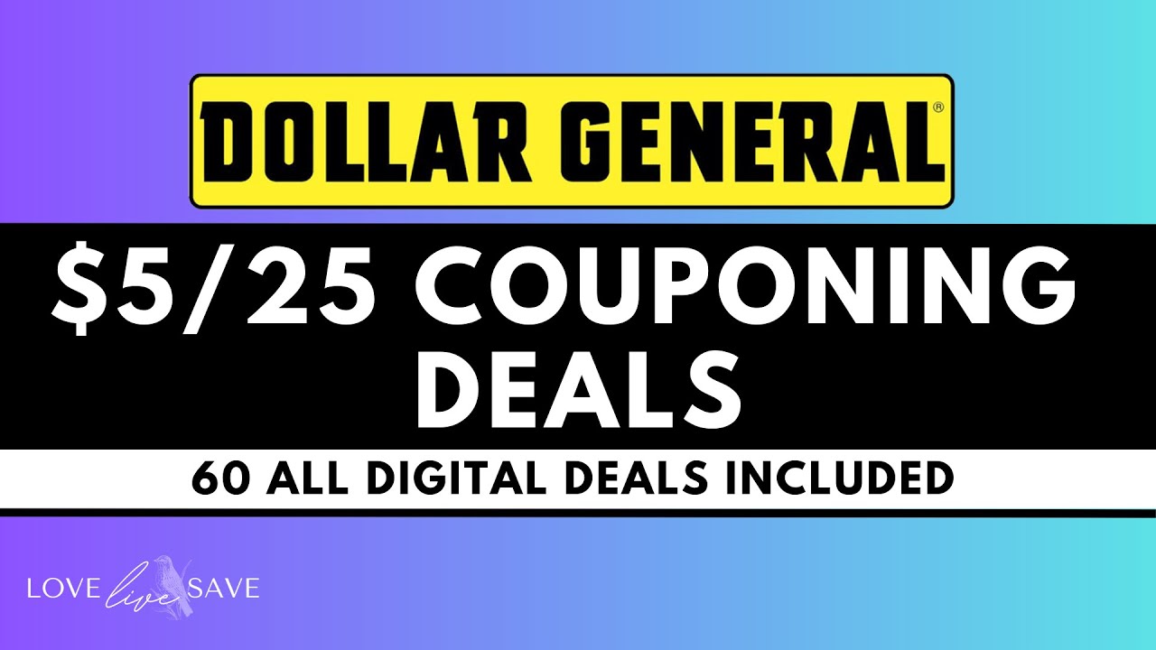 dollar-general-couponing-this-week-60-all-digital-deals-youtube