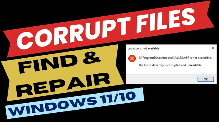 Find and Repair Corrupt Files on Windows 10 / 11