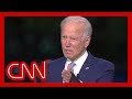 See the moment Joe Biden got upset at CNN town hall