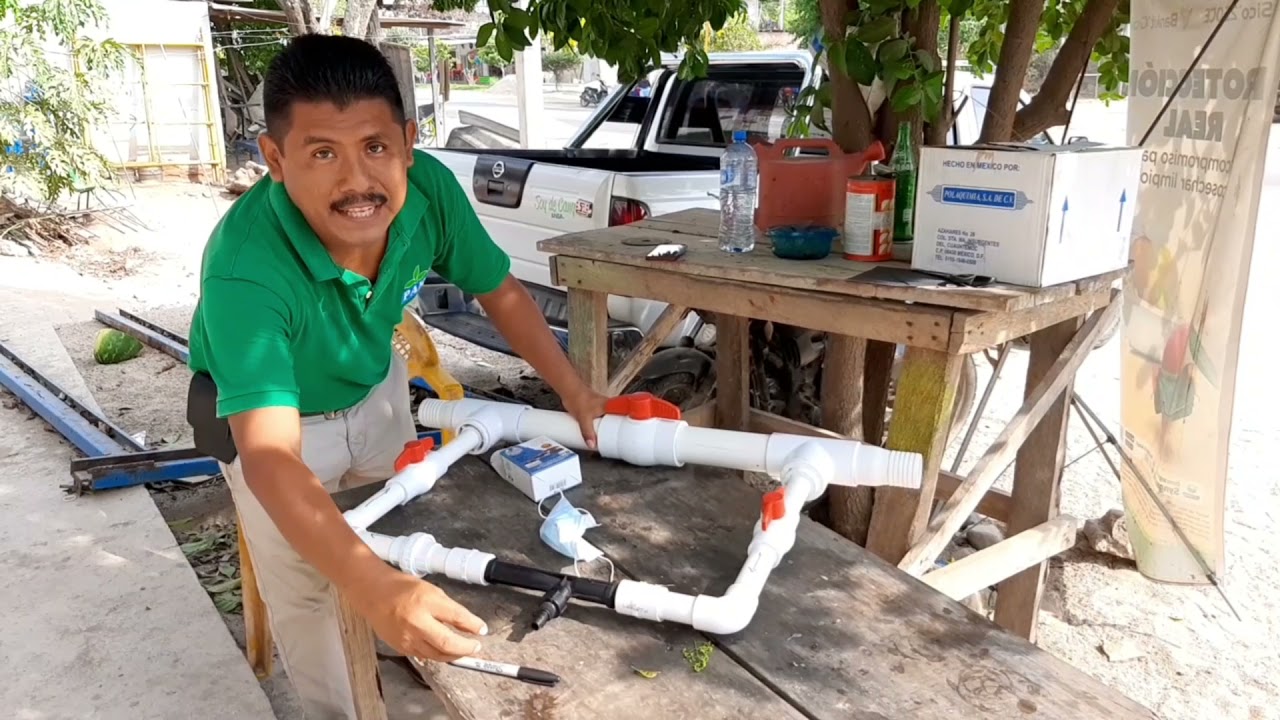 Inyector de fertilizante. Armado.