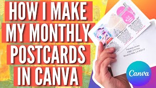 HOW TO: Monthly Postcards With Canva