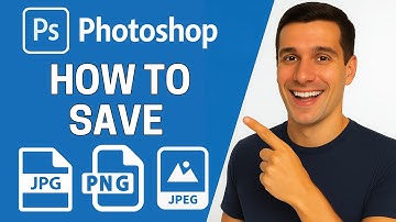 How to Save JPG, JPEG, PNG File in Photoshop (EASY METHOD)