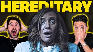 Easily scared man-babies freak out watching *HEREDITARY*