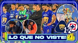 ⚠️ PUMAS TERMINÓ LLORANDO! Las imágenes más dolorosas desde cancha | Pumas vs Cruz Azul Final