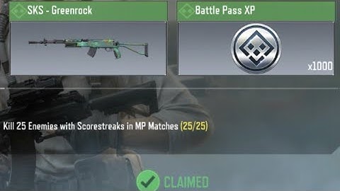 Call Of Duty Mobile Kill 25 Enemies with Scorestreaks in MP Matches Task Complete