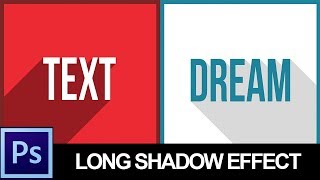 How To Make Long Shadow In Photoshop - Any Version | No Script or Plugin | Simple Method
