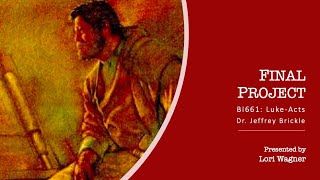 Final Project Narrative Criticism of Luke-Acts