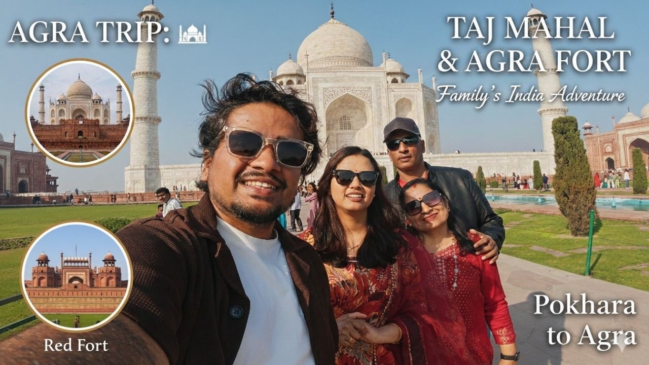 Exploring the Wonders of Agra! 🏛️ Taj Mahal & Agra Fort (Family Trip)