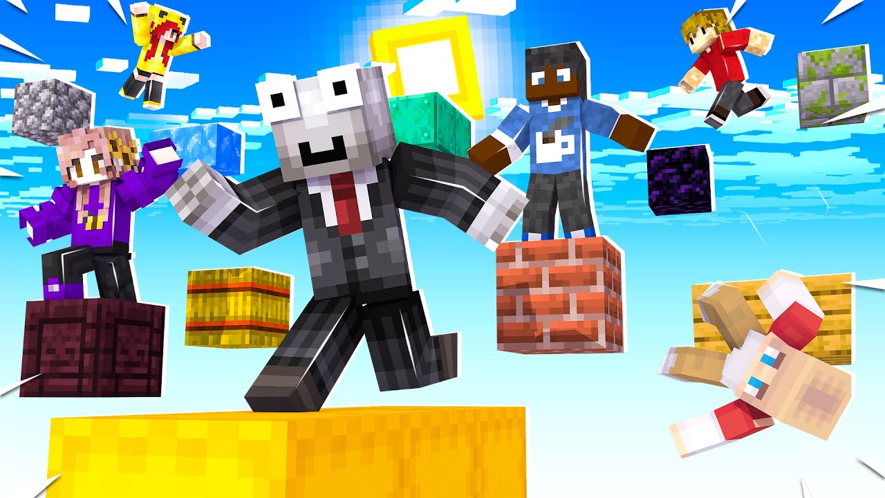 Laitoin 50 Minecraft Pelaajaa Maailman Vaikeimpaan PARKOURIIN!