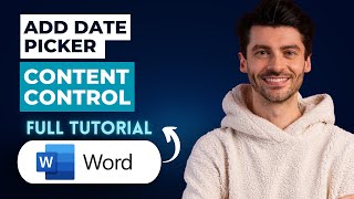 How to Add a Date Picker Content Control in Word [2026 Guide]