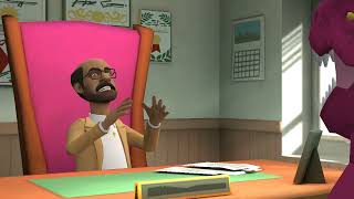 Barney Backtalks To His Principal And Gets Grounded